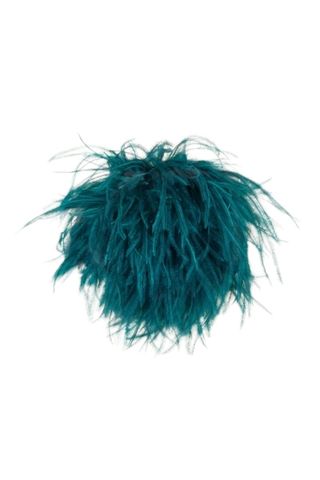 INDRESS Ostrich Feather Brooch