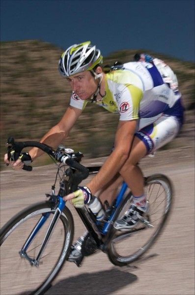 Matt Wilson (Team Type 1) enjoys the roll down to the team cars after the race finish