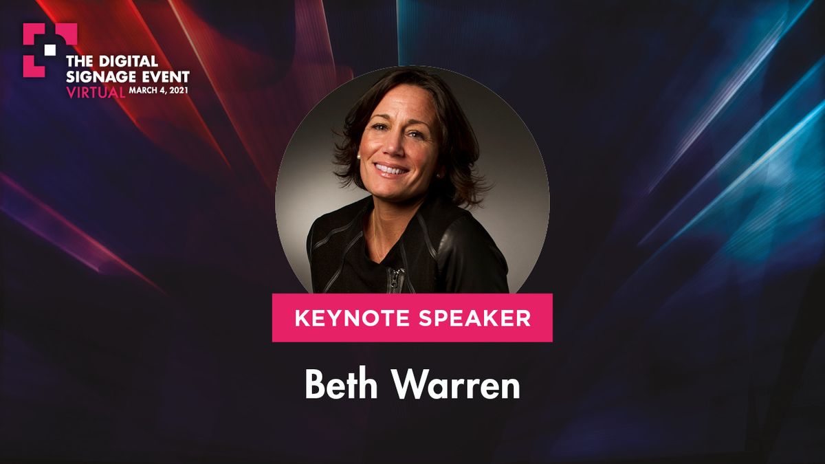 Beth Warren will keynote The Digital Signage Event