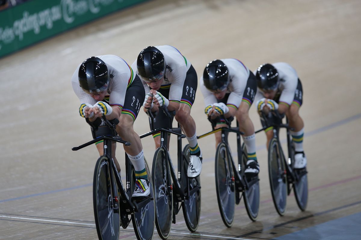 Australia in the men's team pursuit