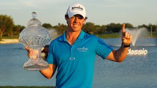 Rory McIlroy with the Honda Classic trophy