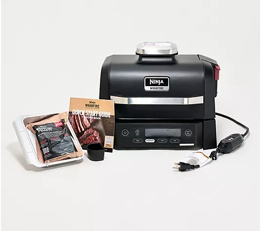 Ninja, Woodfire 4-in-1 Outdoor Grill &amp;amp; Smoker