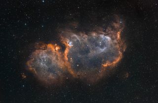 Image of the Soul Nebula in the constellation Cassiopeia. 