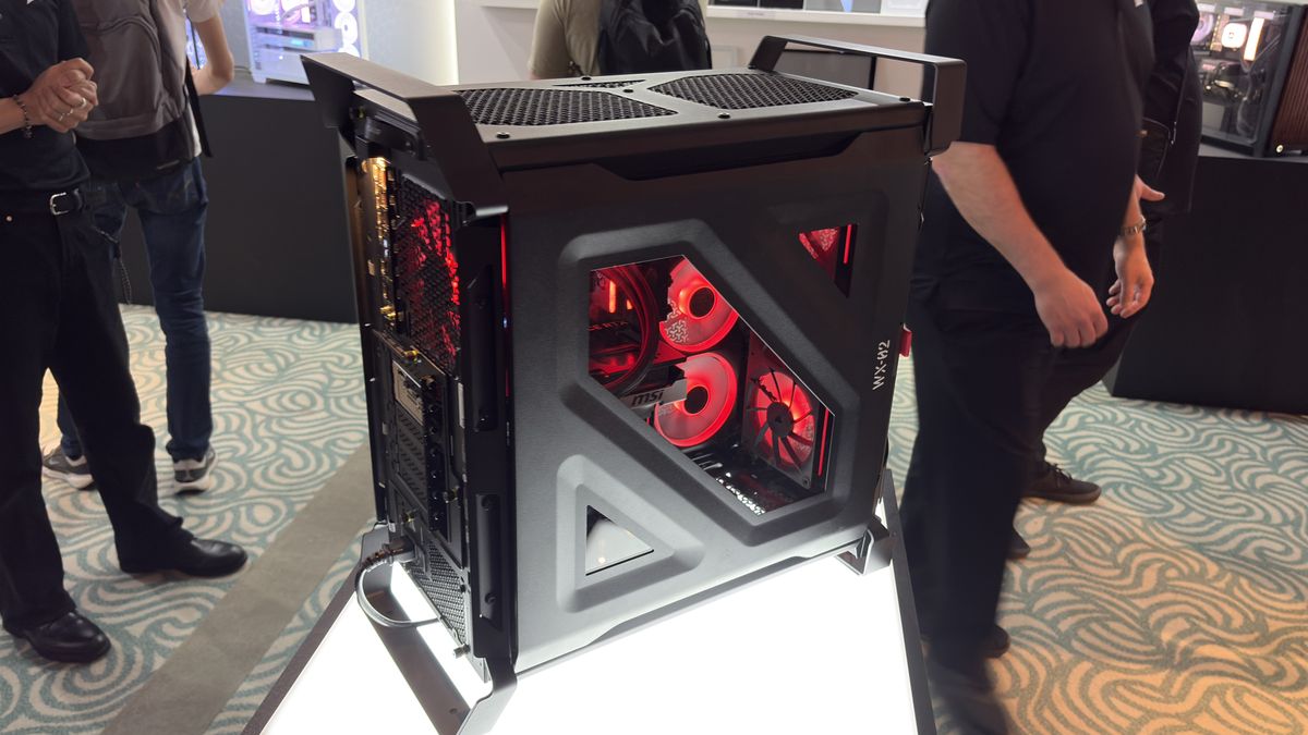 Corsair's slightly-outrageous Warthog PC case is the thing I'd most like to take home from Computex 2026, and I'm not ashamed to say it