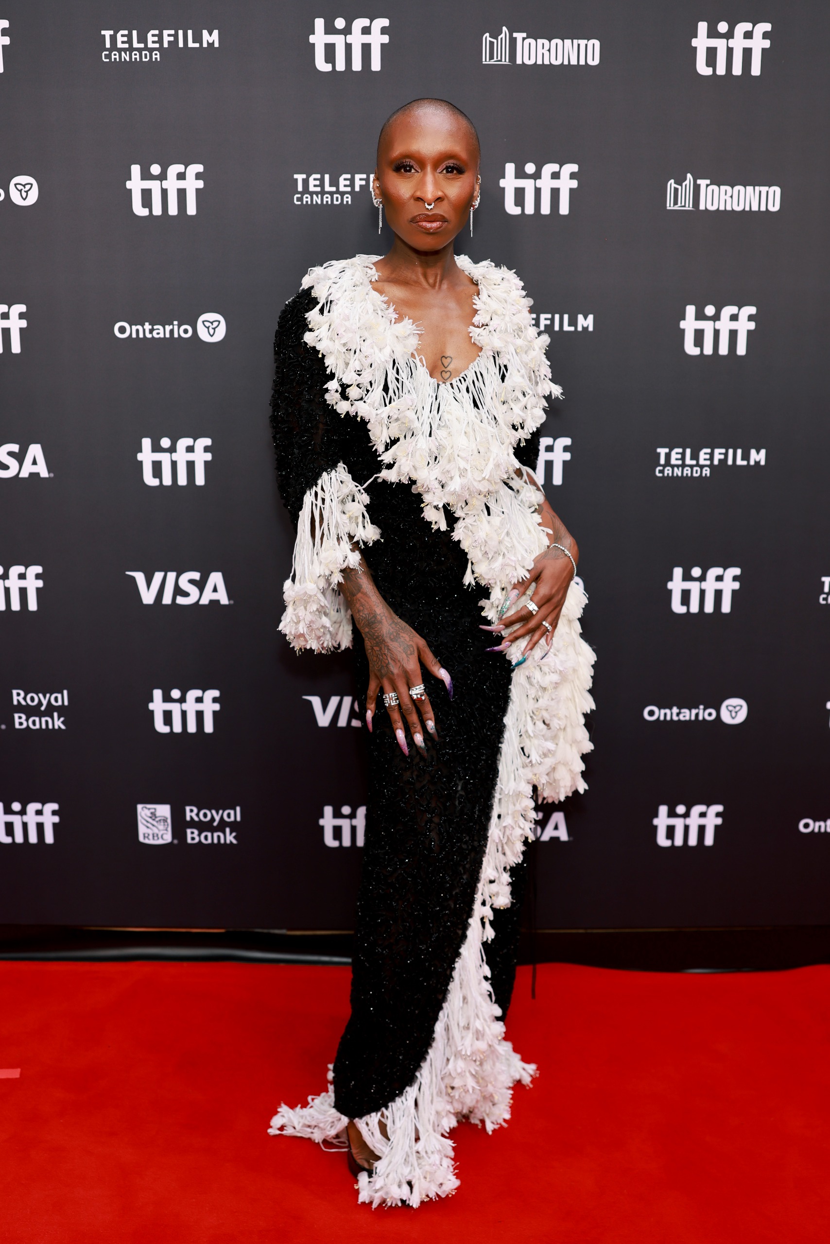 Cynthia Erivo's red carpet look at the 2026 Toronto Film Festival