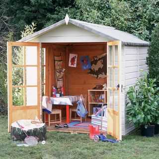 kids play shed