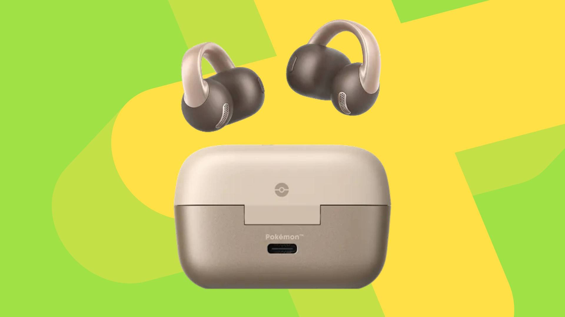 Image of the Anker Eevee Soundcore C50i earbuds on a light green GamesRadar+ background.