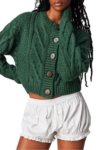 Bonfire Cable Knit Cardigan