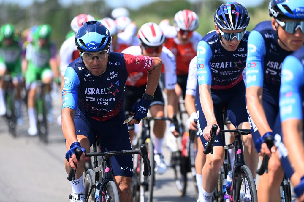 SAN SALVO ITALY MAY 07 Domenico Pozzovivo of Italy and Team Israel Premier Tech competes during the 106th Giro dItalia 2023 Stage 2 a 202km stage from Teramo to San Salvo UCIWT on May 07 2023 in San Salvo Italy Photo by Tim de WaeleGetty Images
