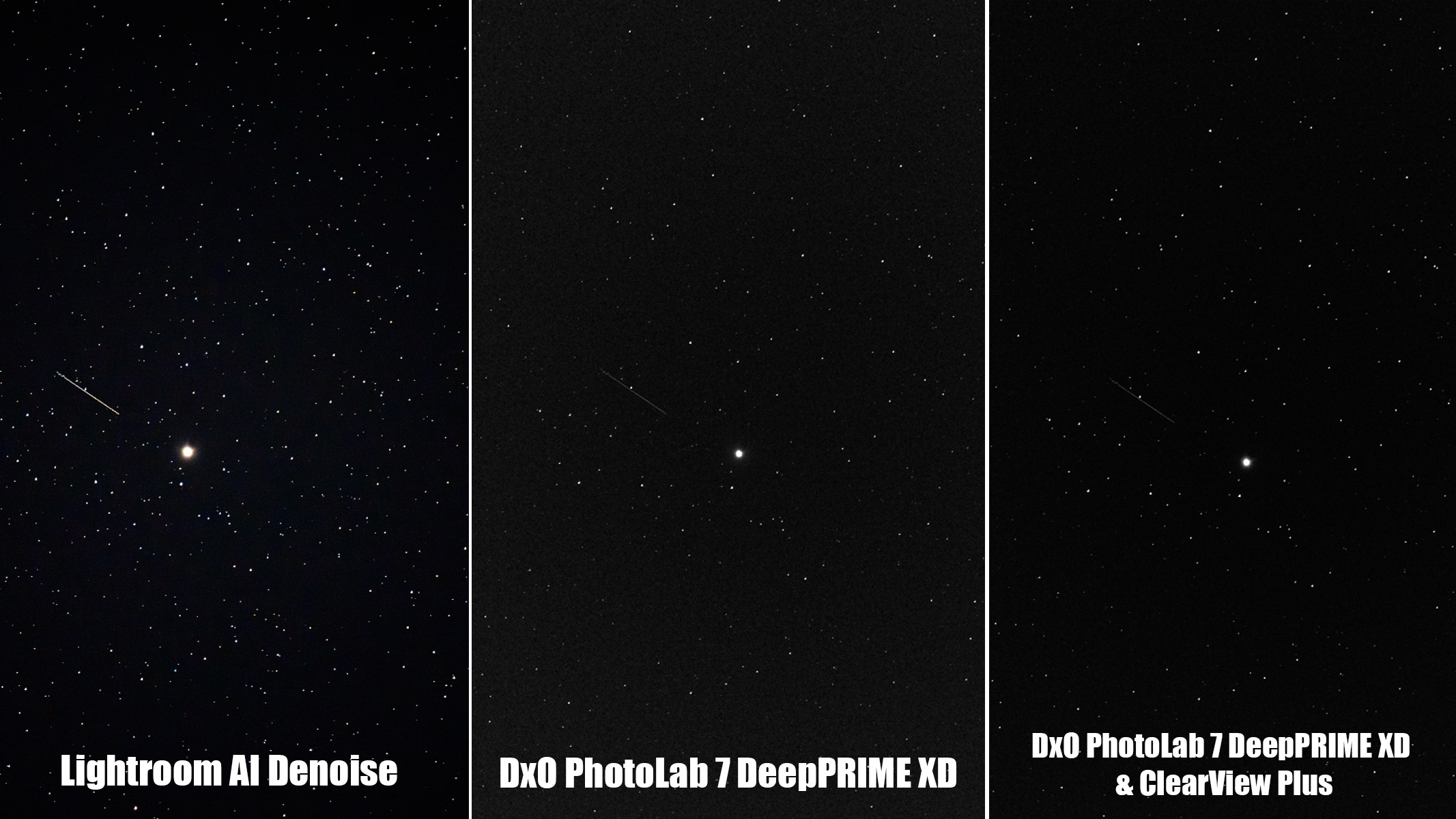 Comparison of DxO PhotoLab 7 and Lightroom noise reduction