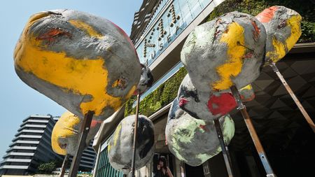 Phyllida Barlow at K11 Musea Hong Kong for Art Basel Hong Kong 2023