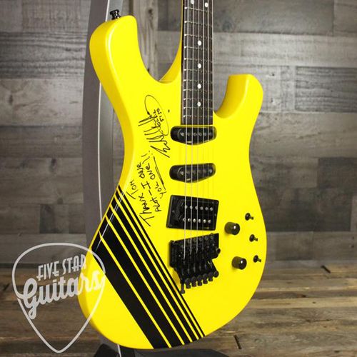 An Eddie Van Halen-signed Kramer Paul Dean