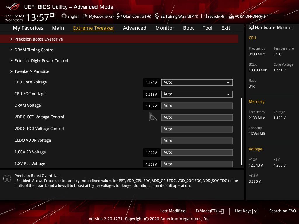 Asus ROG Crosshair VIII Dark Hero