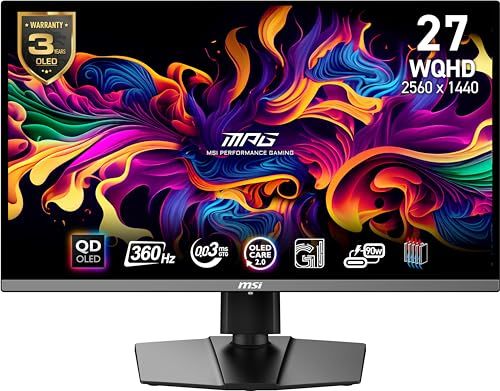 Msi Mpg 271qrx Qd-Oled, 27 Oled Gaming Monitor