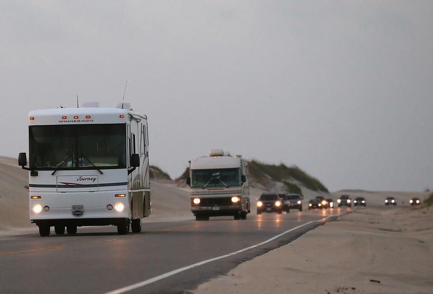 Evacuations ordered as Hurricane Arthur gains strength, heads for the Carolinas