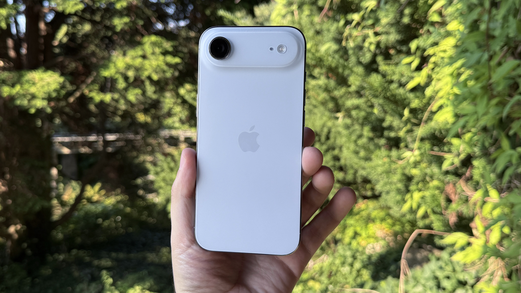 The back of the Apple iPhone Air