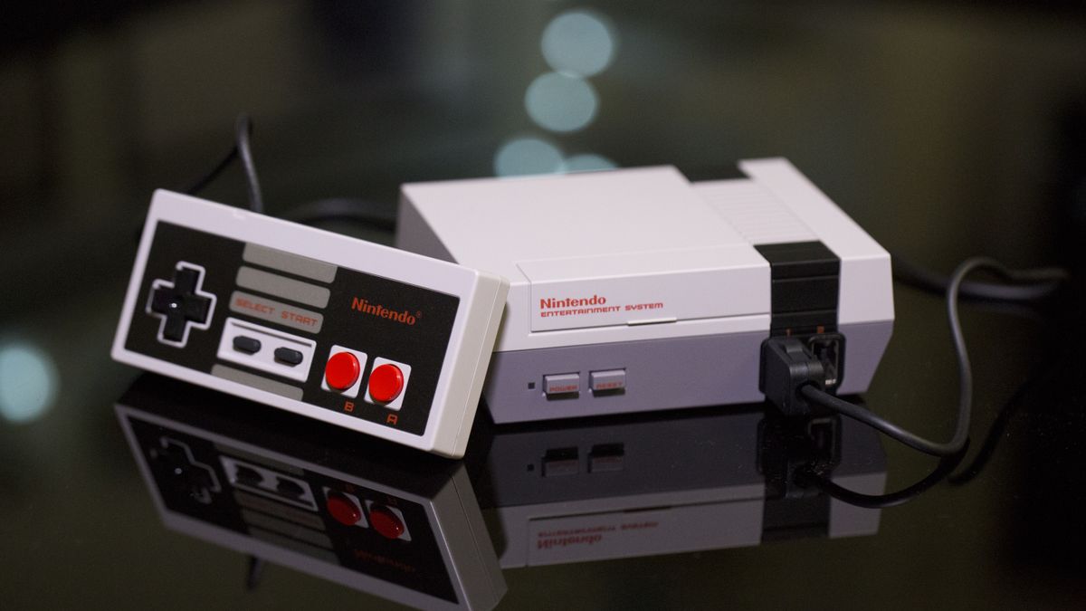 retro nes console