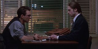 Christian Slater and Brad Pitt in Interview with the Vampire