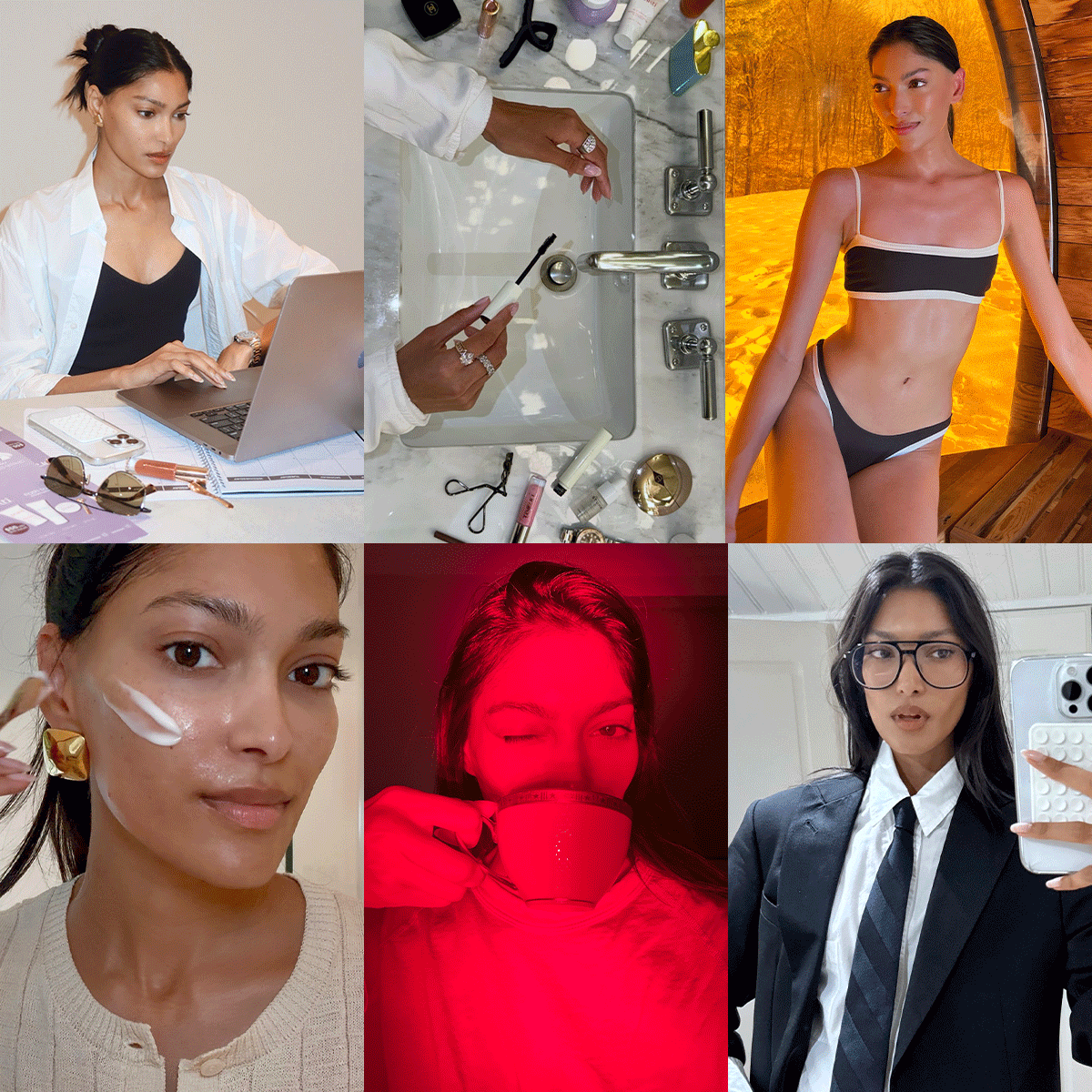Pritika Swarup wellness collage