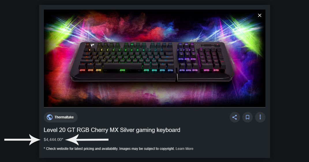 Thermaltake’s newest mechanical keyboard costs less than $4,500