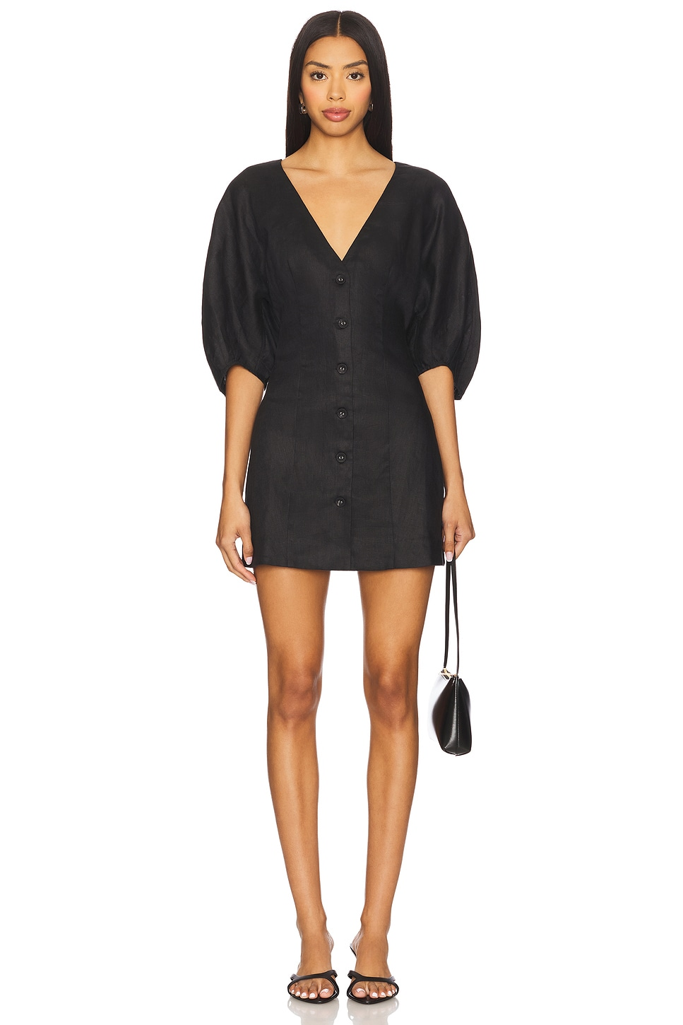 Camila Coelho Lino Mini Dress