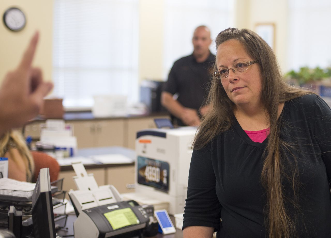 Kentucky clerk Kim Davis