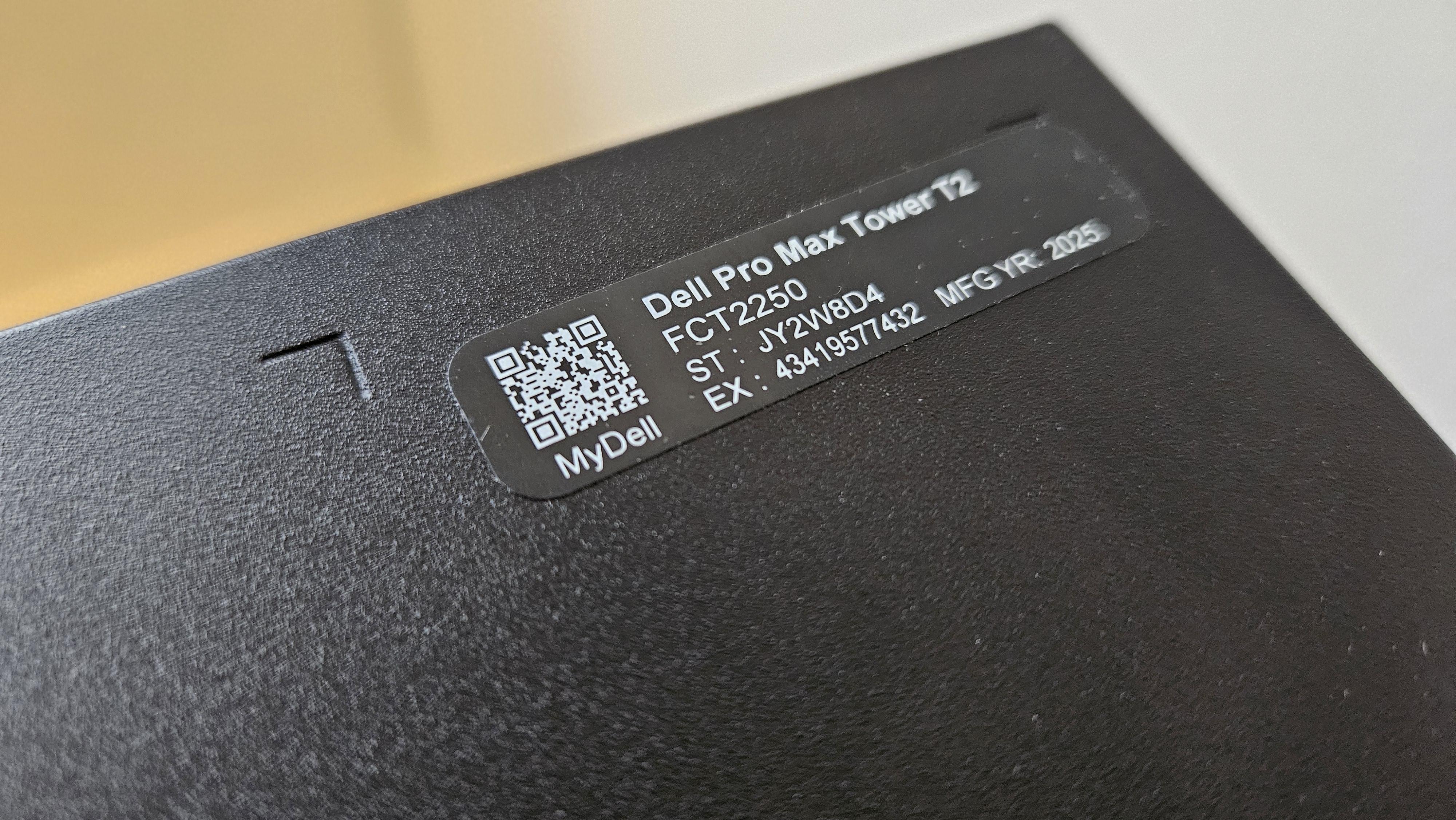 The Dell Pro Max Tower T2 on a desk