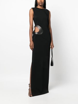Cady Cut-Out Sleeveless Gown