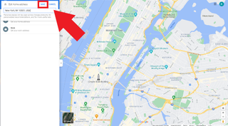 how to change home on Google Maps - click Save