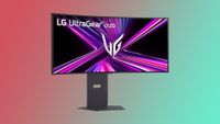 The LG UltraGear 34GX900A-B curved OLED gaming monitor