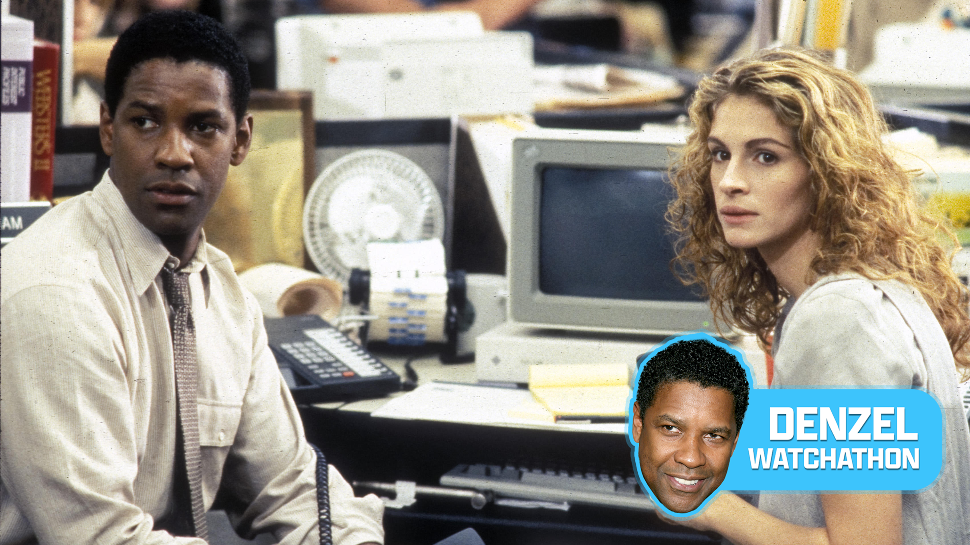 (L-R) Denzel Washington and Julia Roberts in "The Pelican Brief" (1993)