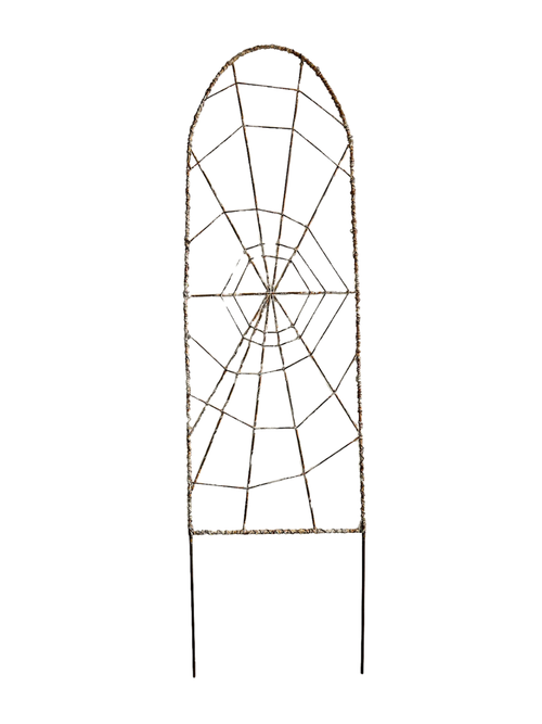 48" Iron Spiderweb Trellis
