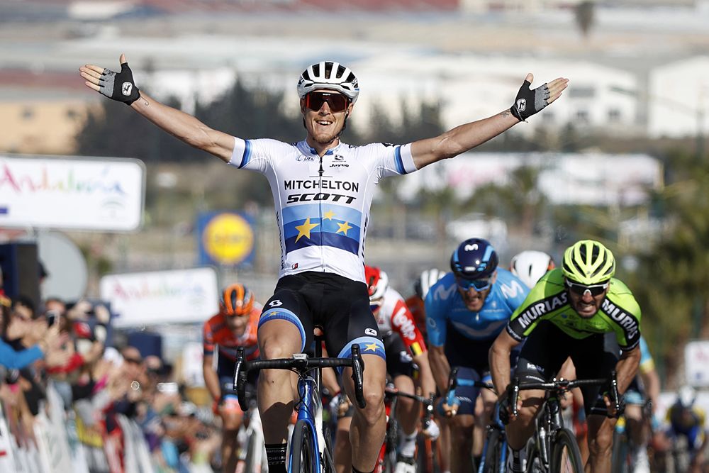 Matteo Trentin (Mitchelton-Scott) wins the final stage at Ruta del Sol