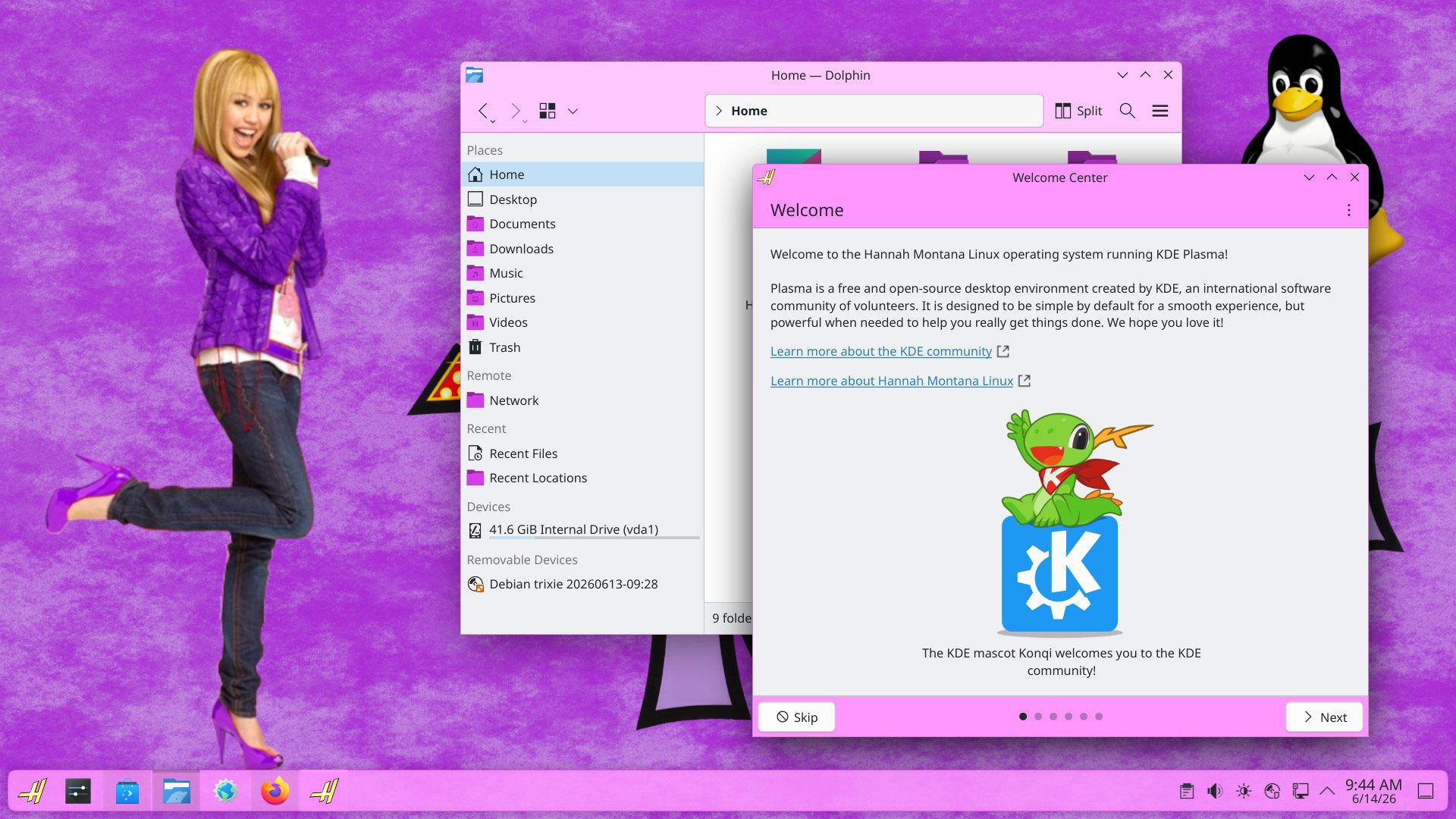 Hannah Montana Linux gets modern remaster after nearly two decades — ‘Sweet niblets,’ new v26 is built on Debian with a re-skin of KDE Plasma