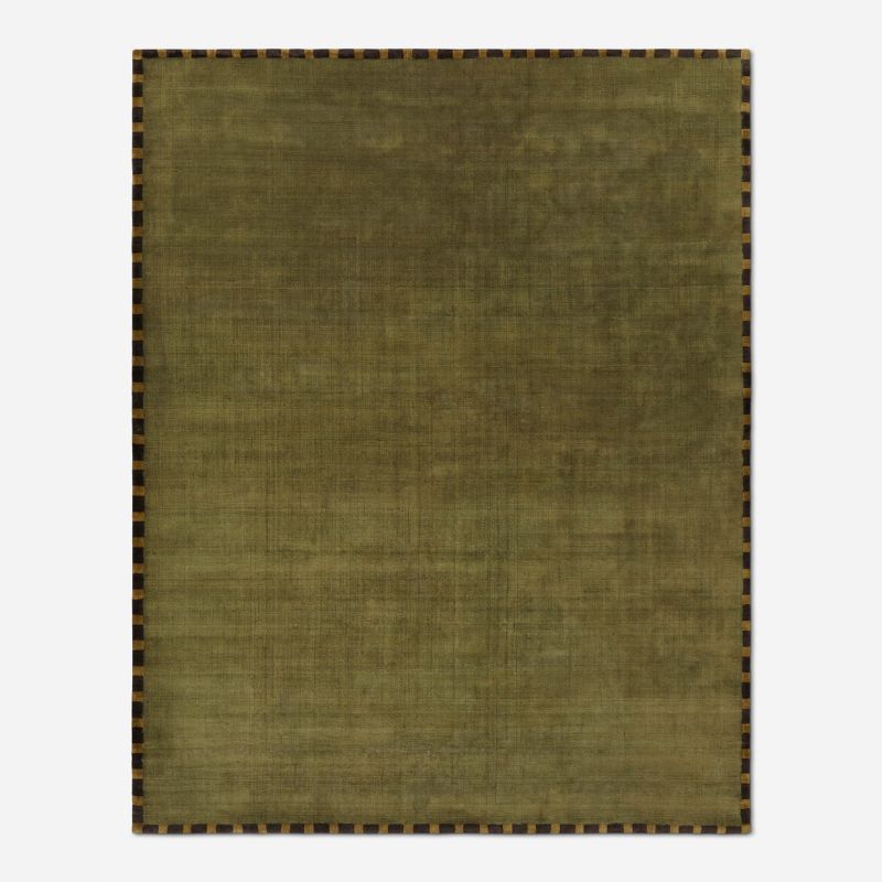 dark olive green rug