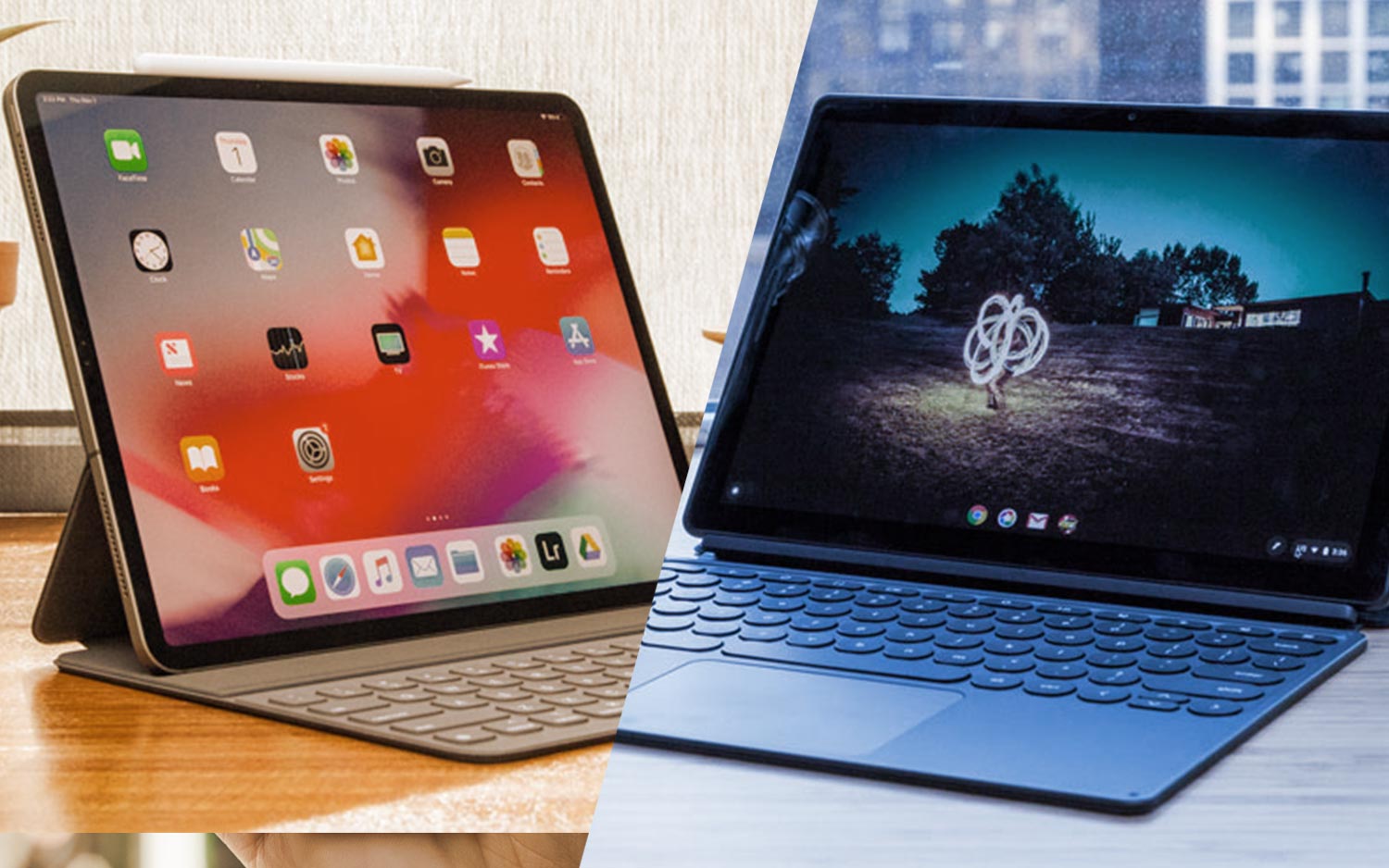 Google Pixel Slate vs iPad Pro (2017) comparison