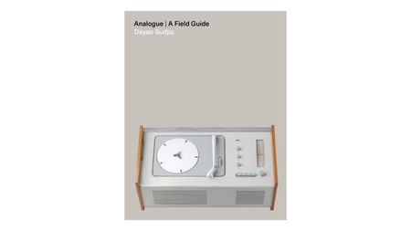 Analogue: A Field Guide by Deyan Sudjic, book cover