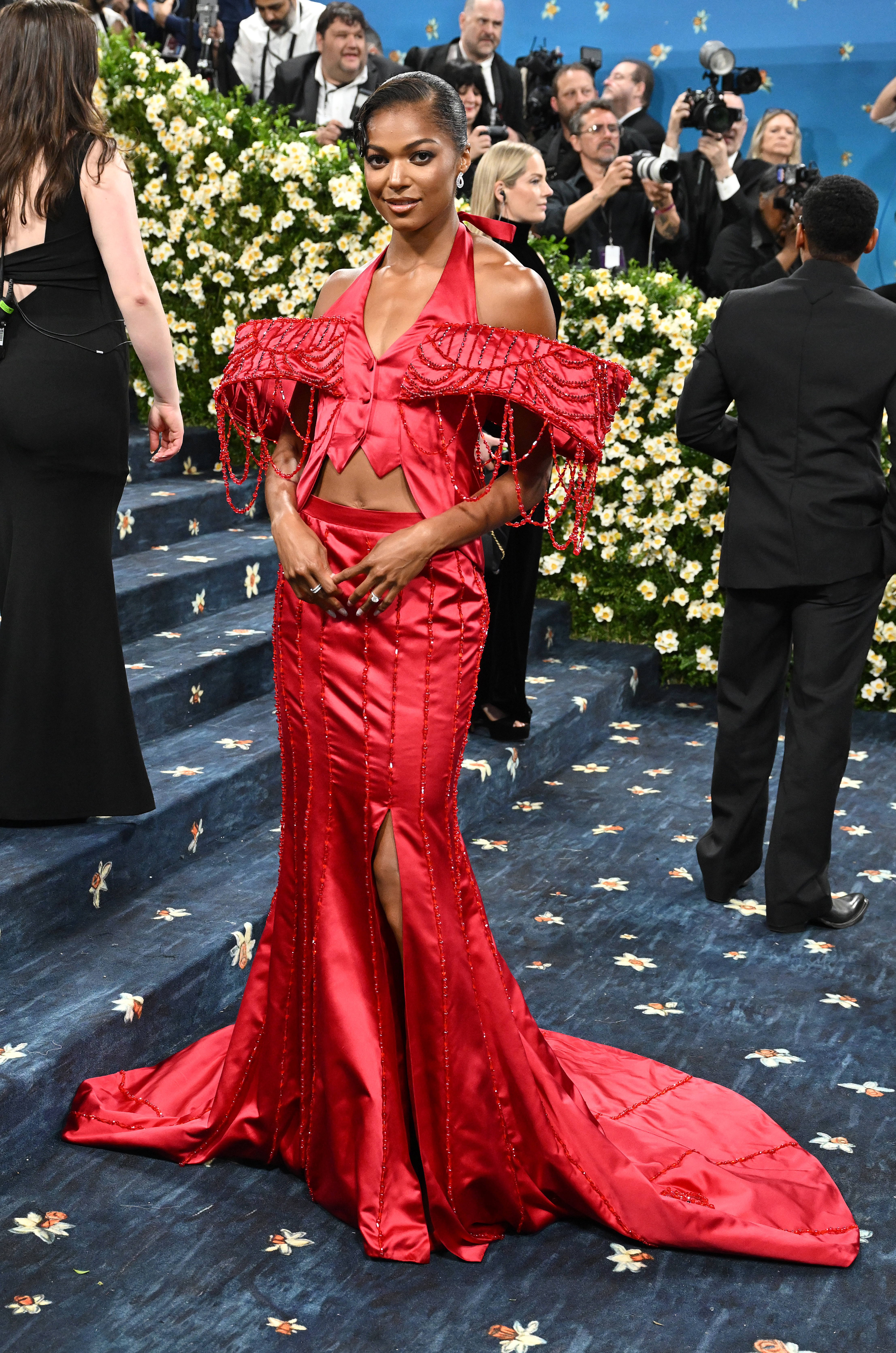 Gabby Thomas at the 2025 met gala