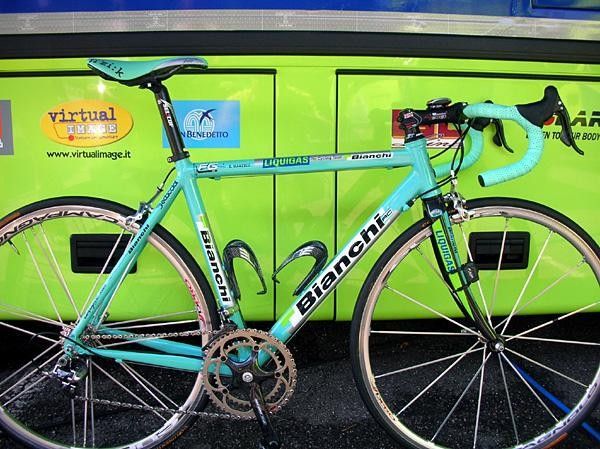 Stefano Garzelli's Bianchi FG Lite prototype
