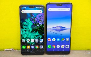 Huawei P20 (left) and P20 Pro (right)