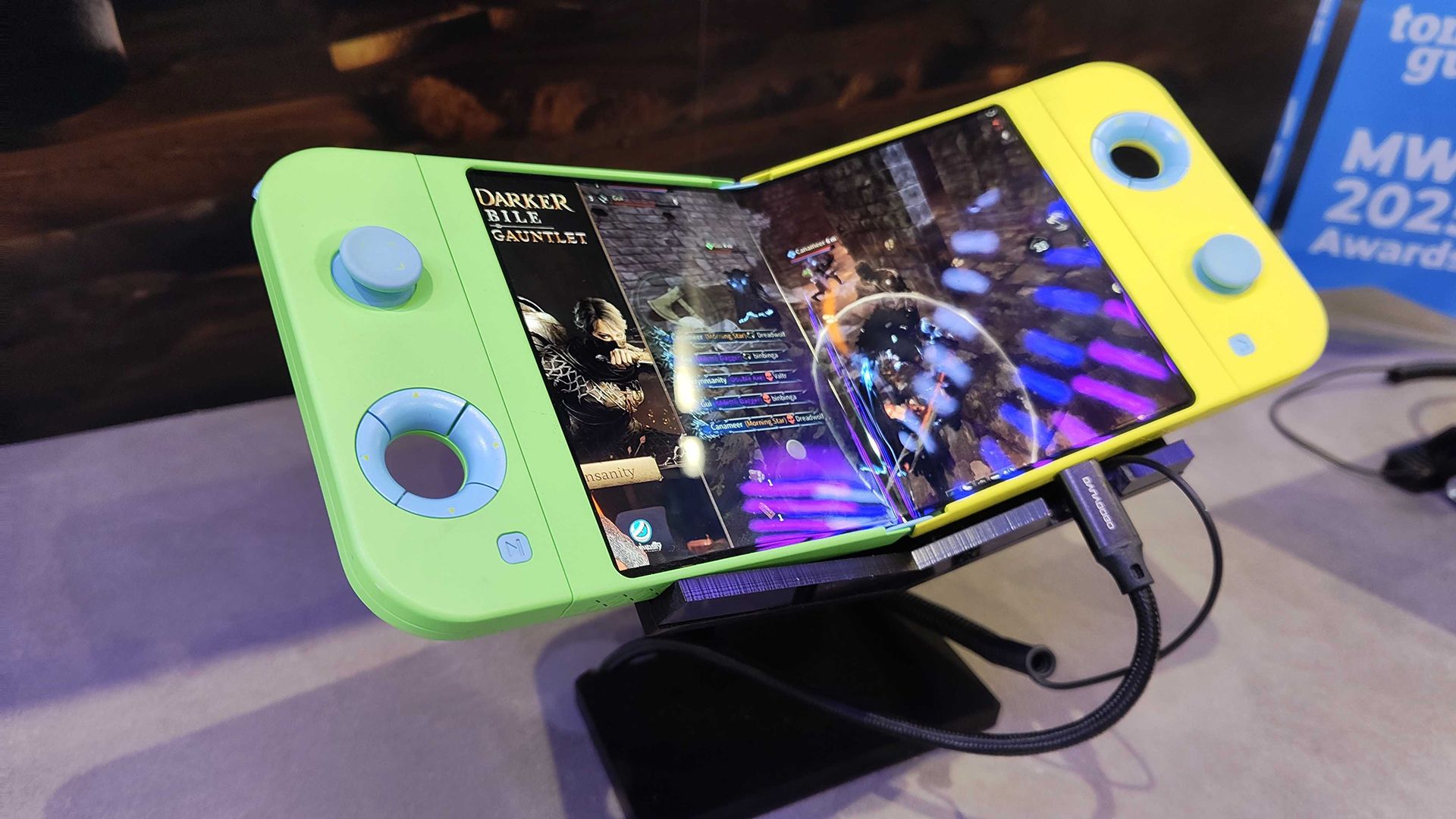 Samsung imagines the future of handheld gaming, and it's a big