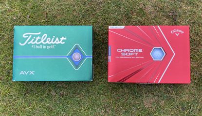 Callaway Chrome Soft vs Titleist AVX Golf Balls
