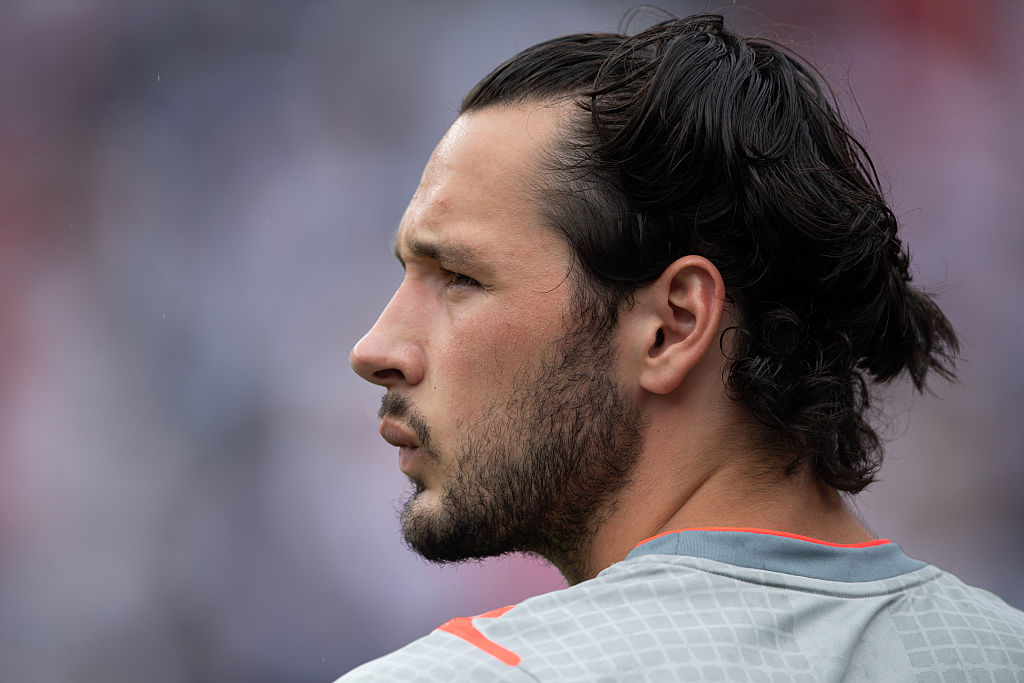 FOXBOROUGH, MASSACHUSETTS - JUNE 23: James Trafford, Goalkeeper of England, looks on prior to the FIFA World Cup 2026 Group L match between England and Ghana at Boston Stadium on June 23, 2026 in Foxborough, Massachusetts. (Photo by Joe Prior/Visionhaus via Getty Images)