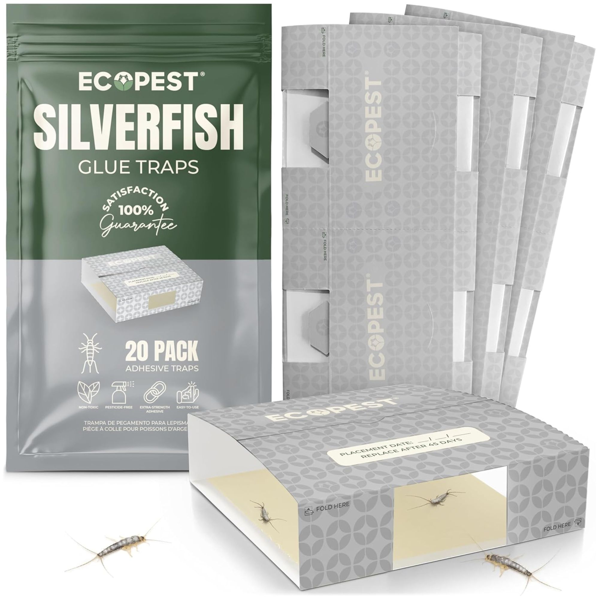 Silverfish traps