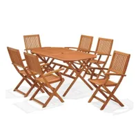 7. Country Hardwood 6-Seater Garden Furniture Set | £499.99 £339.93 at Robert Dyas