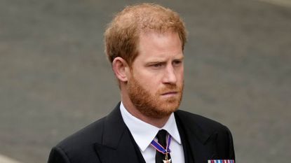 Prince Harry's "preoccupation" explained. Seen here he arrives at Westminster Abbey