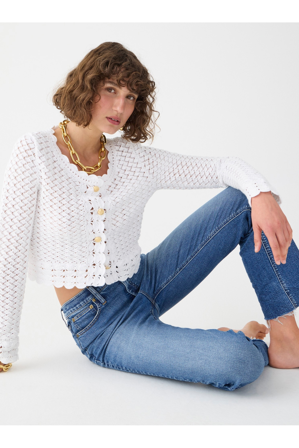 J.Crew Slim Demi-Boot jean in Normandy Wash