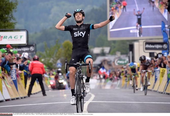 Mikel Nieve (Team Sky) wins the finale stage 8