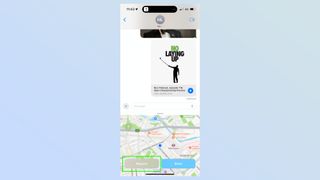 sharing location in messages