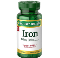 Nature's Bounty iron 65mg capsules: was $6.31, now $3.79 at Amazon